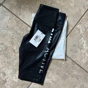 Womens Zyia Biking Shorts metallic